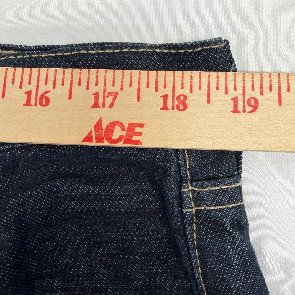 Levi 501 Jeans Dark Wash Denim Pants 36x30 Straight Leg Button Fly Mens - Picture 10 of 12